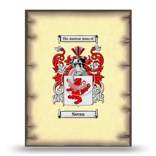 Novan Coat of Arms Print
