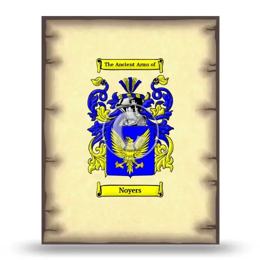 Noyers Coat of Arms Print
