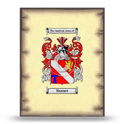 Nuanez Coat of Arms Print