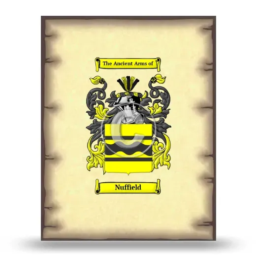 Nuffield Coat of Arms Print