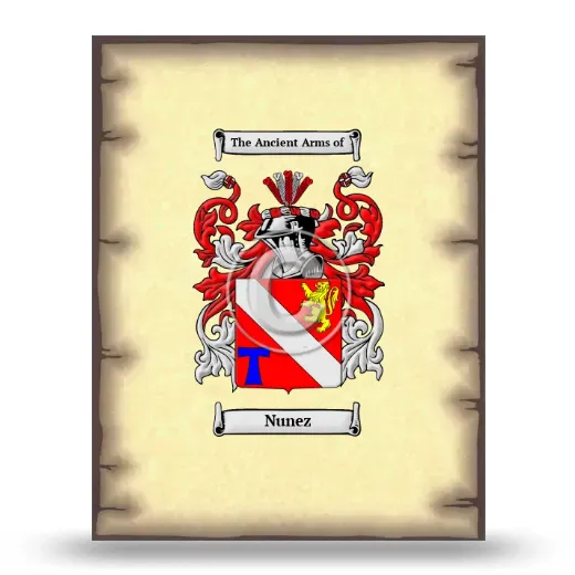 Nunez Coat of Arms Print