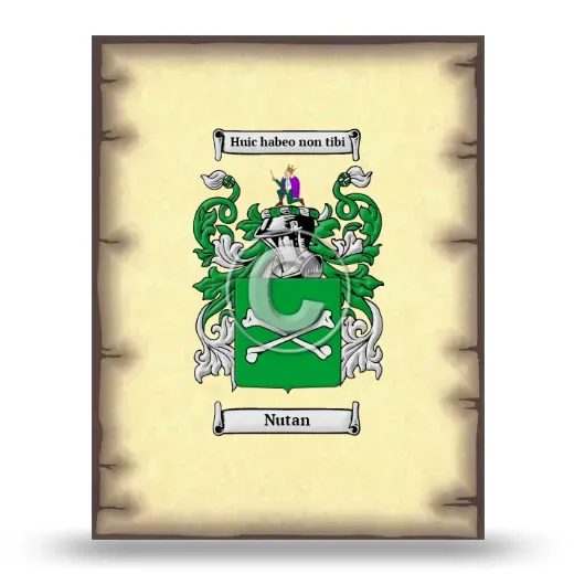 Nutan Coat of Arms Print