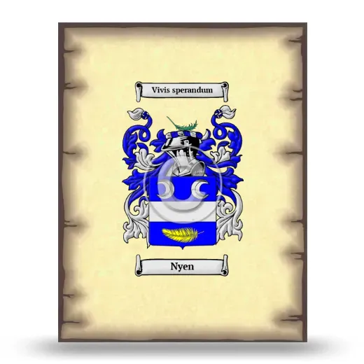 Nyen Coat of Arms Print