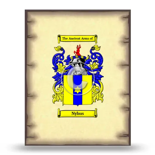 Nyhus Coat of Arms Print