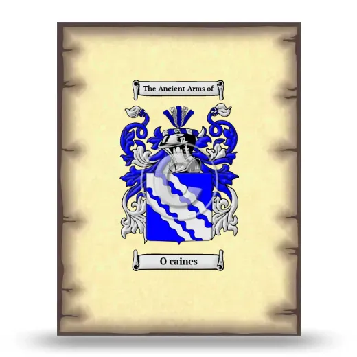 O caines Coat of Arms Print