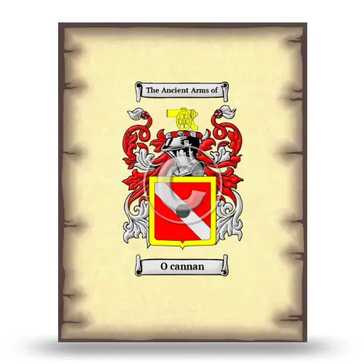 O cannan Coat of Arms Print