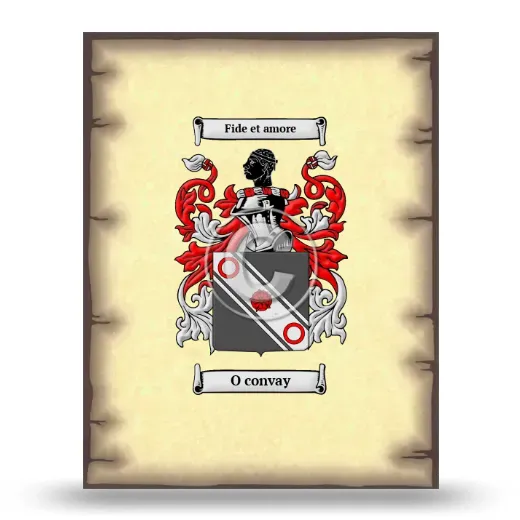 O convay Coat of Arms Print