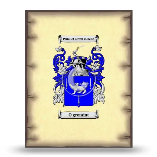O gromint Coat of Arms Print