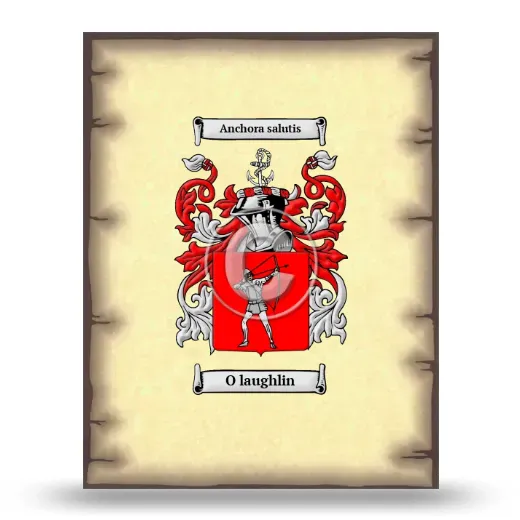 O laughlin Coat of Arms Print