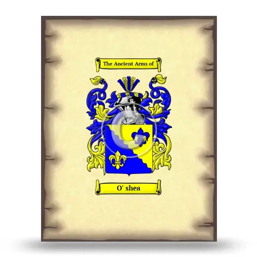 O' shea Coat of Arms Print