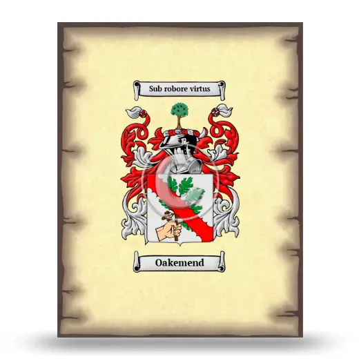 Oakemend Coat of Arms Print