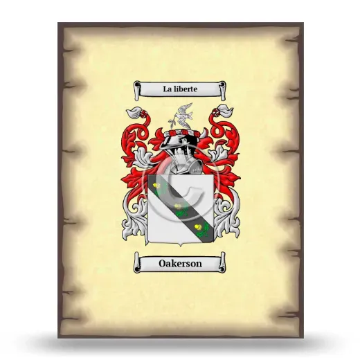 Oakerson Coat of Arms Print