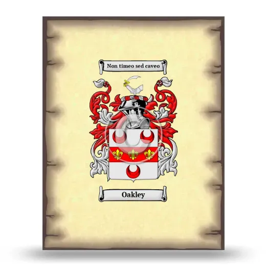 Oakley Coat of Arms Print