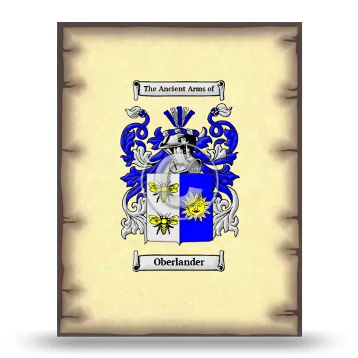 Oberlander Coat of Arms Print