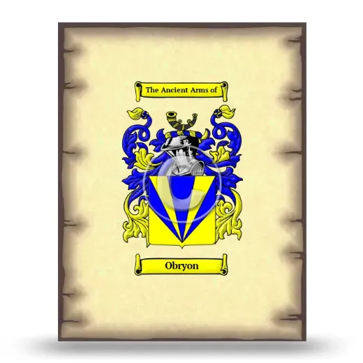 Obryon Coat of Arms Print