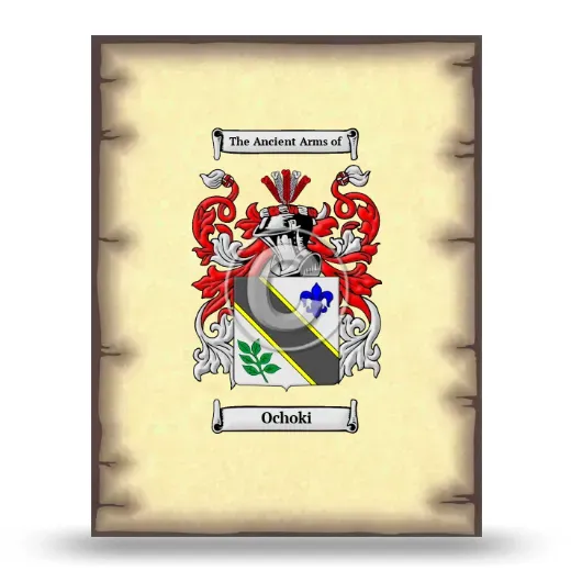 Ochoki Coat of Arms Print