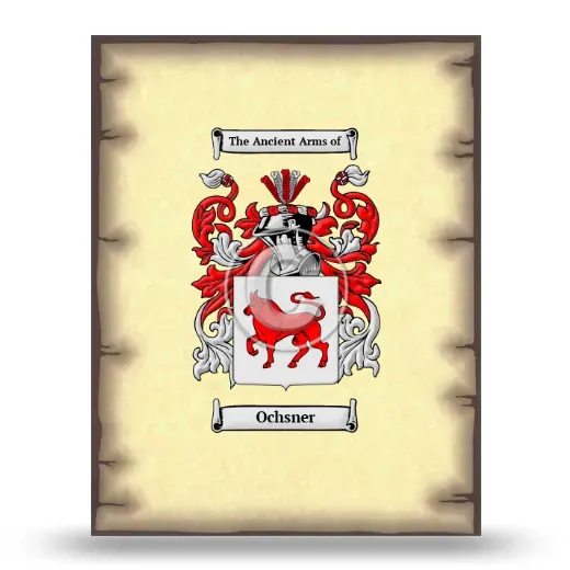 Ochsner Coat of Arms Print