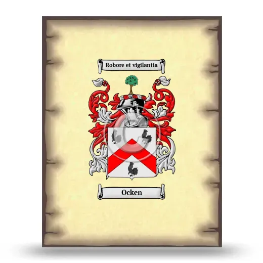 Ocken Coat of Arms Print