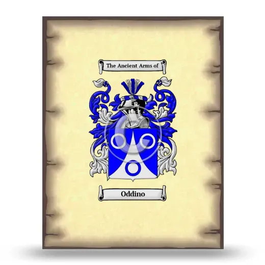 Oddino Coat of Arms Print
