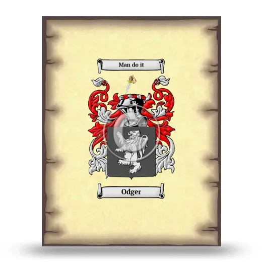 Odger Coat of Arms Print