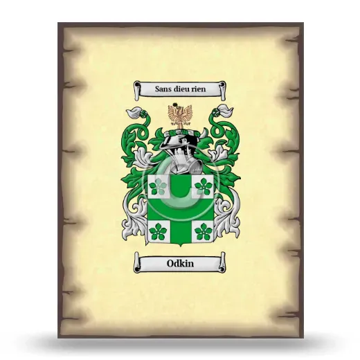 Odkin Coat of Arms Print
