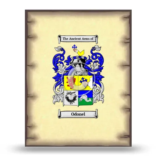 Odonel Coat of Arms Print