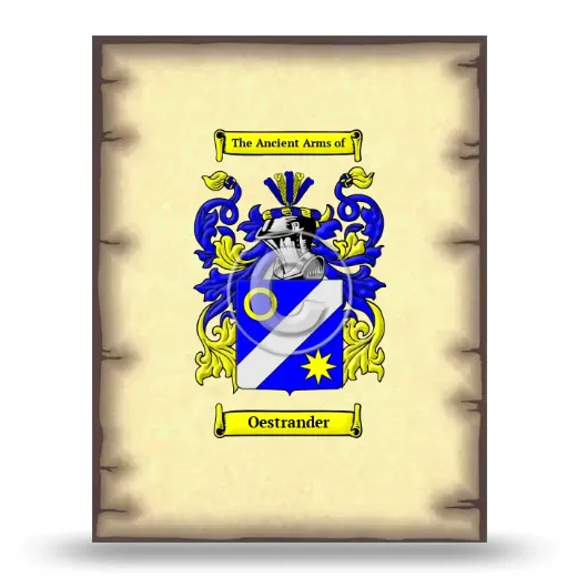 Oestrander Coat of Arms Print