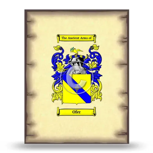 Ofer Coat of Arms Print