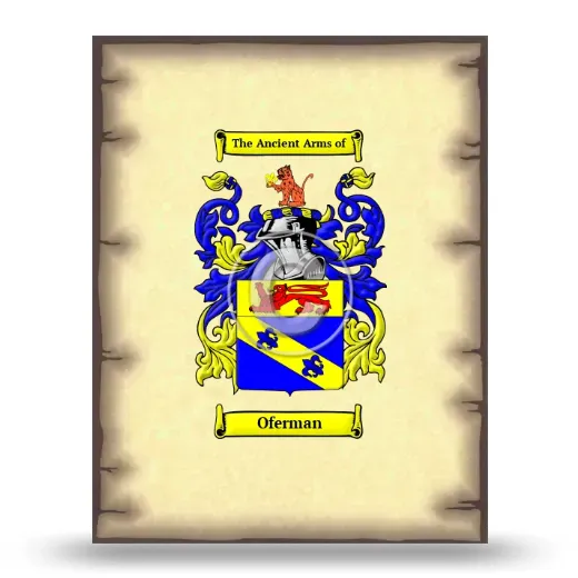 Oferman Coat of Arms Print