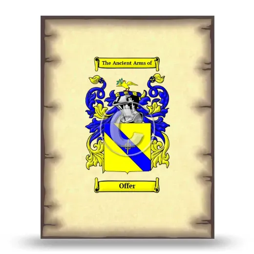 Offer Coat of Arms Print
