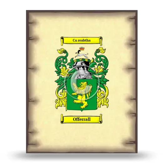 Offerrall Coat of Arms Print