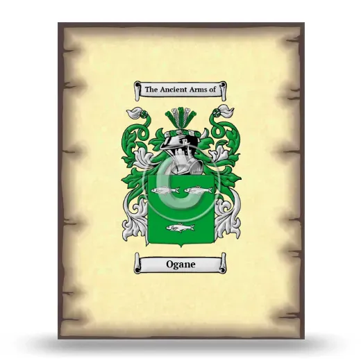 Ogane Coat of Arms Print