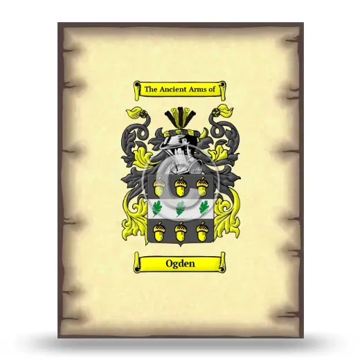 Ogden Coat of Arms Print