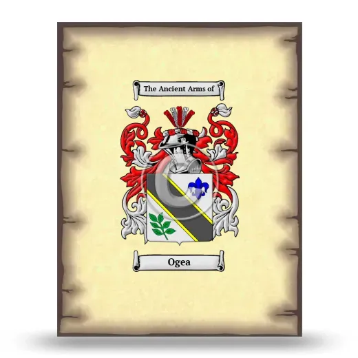 Ogea Coat of Arms Print