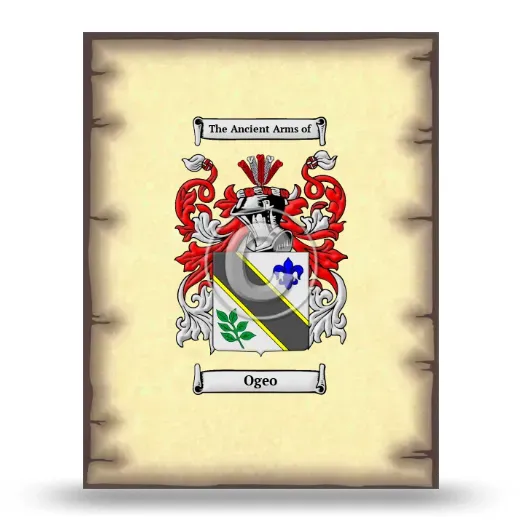 Ogeo Coat of Arms Print
