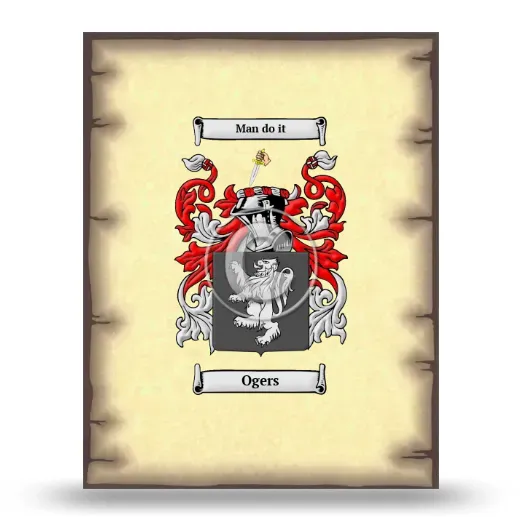 Ogers Coat of Arms Print