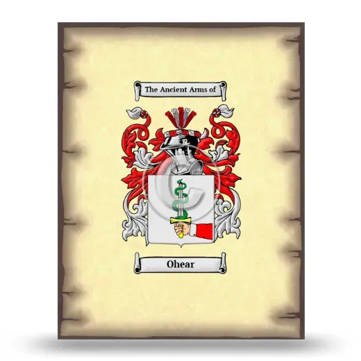 Ohear Coat of Arms Print