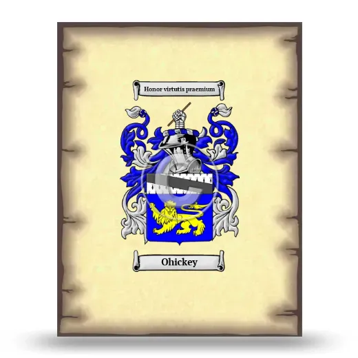 Ohickey Coat of Arms Print