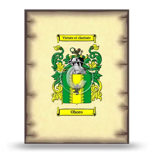 Ohoro Coat of Arms Print