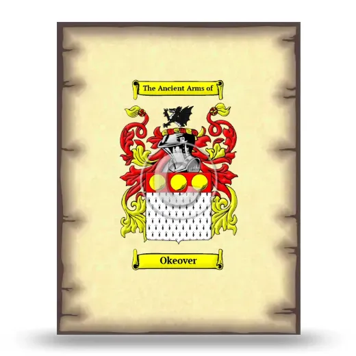 Okeover Coat of Arms Print