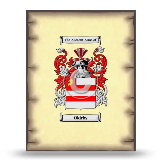 Okirby Coat of Arms Print