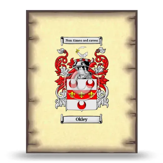 Okley Coat of Arms Print