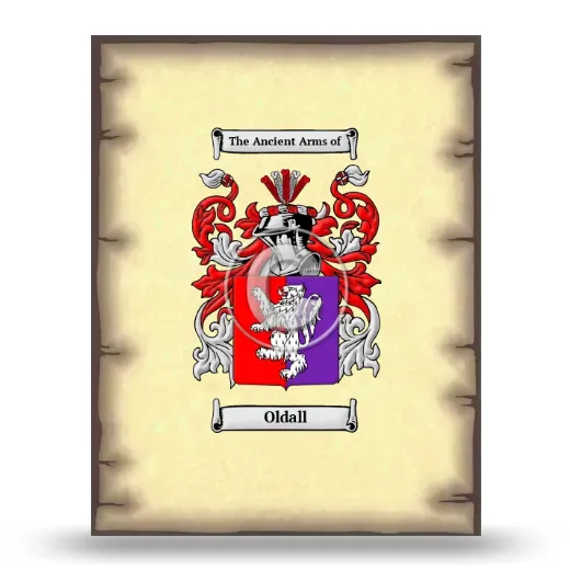 Oldall Coat of Arms Print