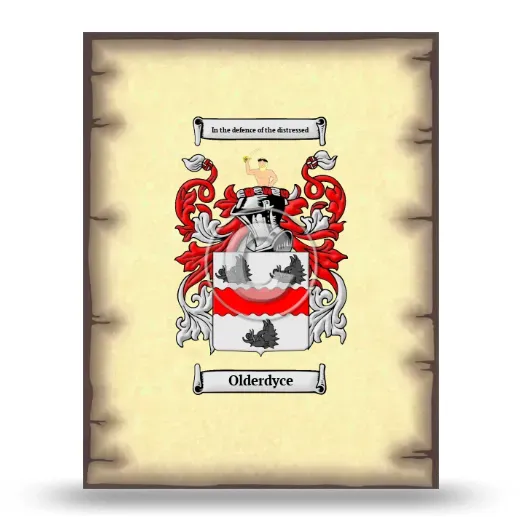Olderdyce Coat of Arms Print