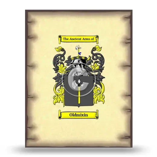 Oldmixin Coat of Arms Print