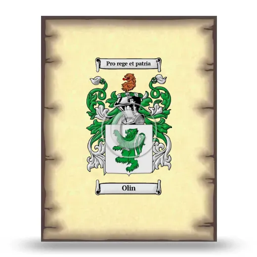 Olin Coat of Arms Print
