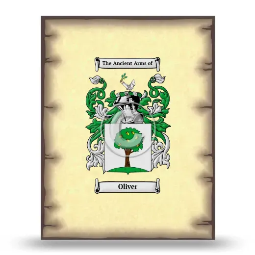 Oliver Coat of Arms Print