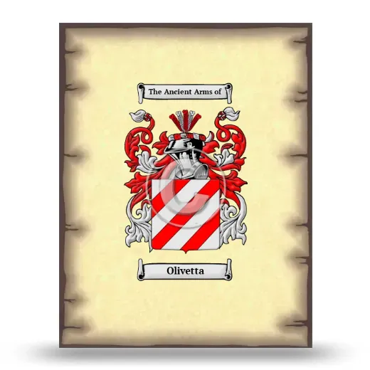 Olivetta Coat of Arms Print