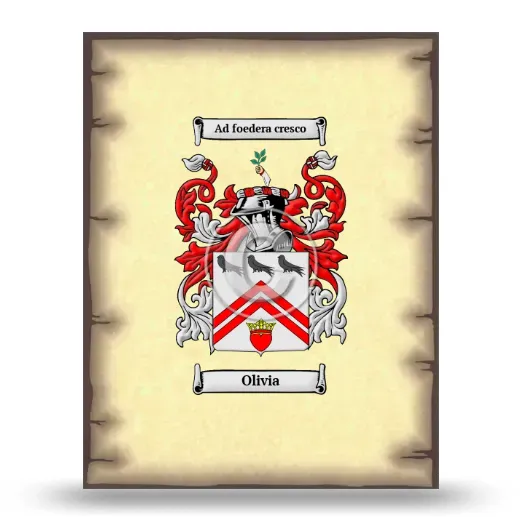 Olivia Coat of Arms Print