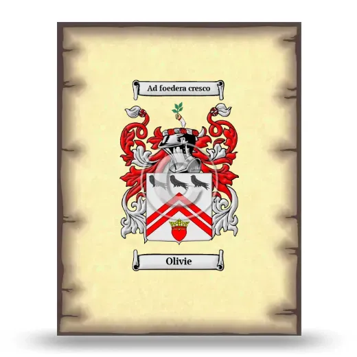 Olivie Coat of Arms Print